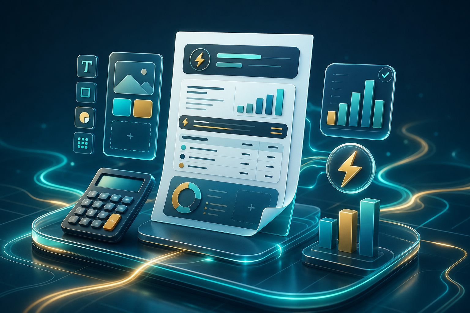 Premium 3D Utility Bill Templates