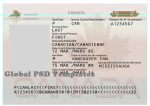 Canada Passport Template(V2)
