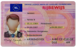 Netherlands Driving Licence (Front & Back) Template
