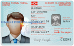 Norway ID Card (Front & Back) Template