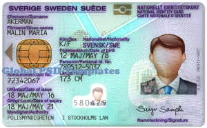 Sweden ID Card (Front & Back) Template