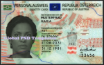 Austria ID Card (Front & Back )PSD Template V2