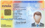 Spain ID Card (Front & Back) Template