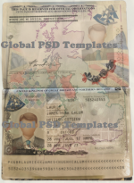 UK Passport new version Template
