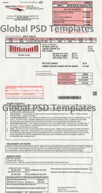 Wyoming Electricity Bill Template