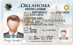 Oklahoma Drivers License Template (New)