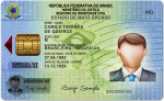 Brazil ID Card Template (Front & Back)