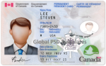 Canada ID Card Template (Front & Back)
