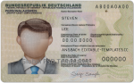 Germany ID Card Template (Front & Back) V1