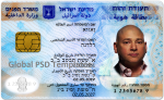 Israel ID Card Template (Front & Back)