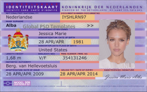 Netherlands ID Card Template (V1)