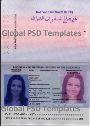 Philippines Passport Old Template