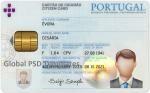 Portugal ID Card Template (Front & Back)