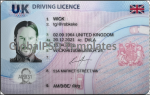 UK Drivers License Template (V5)
