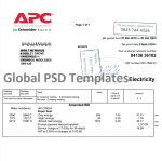 UK Utility Bill Template