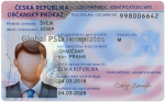 Czech Republic ID Card Template (Front & Back)
