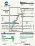 Idaho Utility Bill Template