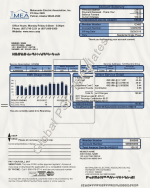 Alaska Electricity Bill PSD Template