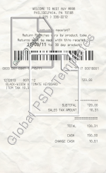 BestBuy Receipt PSD Template