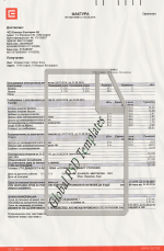 Bulgaria Electricity Bill PSD Template