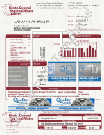 North Dakota Water Bill PSD Template