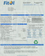 Sweden Utility Bill PSD Template